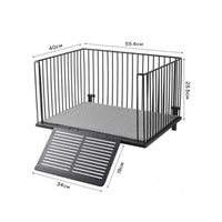 Stainless Steel Basking Dock Ramp Anti-Slip Buoyant Aquarium Heavy Duty Buoyant Basking Perch for Aquarium