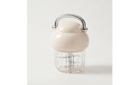 Garlic Chopper with Glass Bowl Reusable Power Electric Food Chopper Portable Small Appliance Blender for Camping