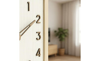 Double-Sided Corner Timepiece Modern Minimalist Home Decor Battery Operated