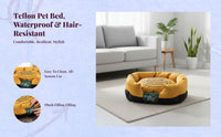 Waterproof Teflon Pet Bed, Easy Clean, All-Season Use