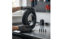 70/60-7.5 Wheel High Wheel Assembly with Fasteners Lightweight Vacuum Tire for Commuters