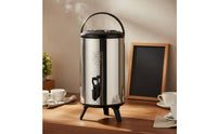 Stainless Steel Milk Tea Barrel High Capacity Insulated Beverage Dispenser Beverage Dispenser with Spigot Long-Lasting