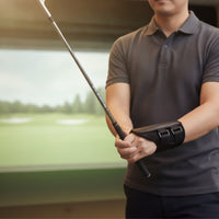 Stabilizing Golf Wrist Hinge Coach Adjustable Golf Wrist Brace Supportive Training Aid Padded for Golfers, Beginners, Driving Range, Home