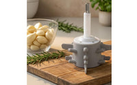 Garlic Peeling Attachment White Cap Garlic Grinder Accessory Food Tool Easy to Clean Rapid Meal Prep