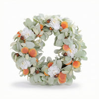 Artificial Floral Wreath Realistic Floral Wreath Full for Entryway, Homeowners