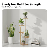 4-Tier Plant Stand Rustproof 4-Tier Vertical Rack for Corner