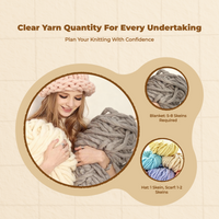 DIY Chunky Yarn, Hand Knitting, Quick Thick Blanket