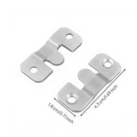 Stainless Steel Interlinking Picture Frame Hook, Wall Mount Connector, Stable Fastening Hardware for Mirrors, Furniture, Photo Picture Holder