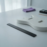 Ebony Fingerboard Blank Unslotted Bass Fingerboard Blank Unfretted Wood for Luthier, Instrument Repair