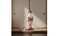 Japanese Geisha Doll Exquisite Details House Decoration Holiday Gift for Office