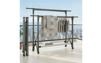 Expandable Folding Laundry Drying Rack Foldable Folding Drying Rack Heavy Duty Furniture Freestanding for Families, Apartment