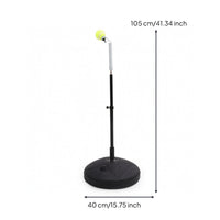 Tennis Training Device with Weighted Base Deflector Tennis Rebounder Stable for Backyard