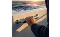 Stainless Steel Grab Bar Polished Finish Vehicle Hardware Heavy Duty for Seniors