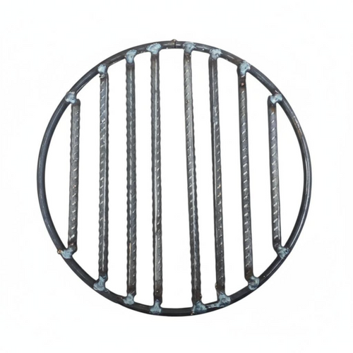 Steel Grill Grate, Heat Resistant, Round Stove Rack