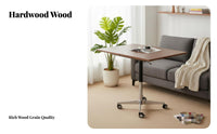 elevateTop Coffee Table with Casters Multi-Functional Transformable Elevatesurface Top Sturdy Framework Easy to Clean
