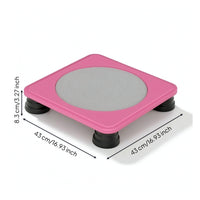 Square Trampolines Low-Profile Rebounder Quiet Jumping Toy for Kids, Young Children, Playroom, Apartment, Home Gym