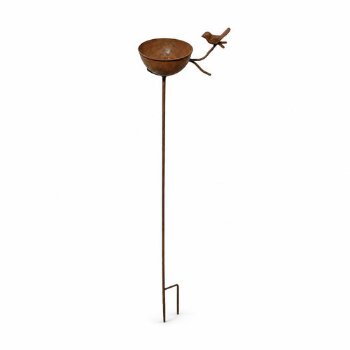 Stake Bird Bath Round Bowl Iron Bird Bath Tall