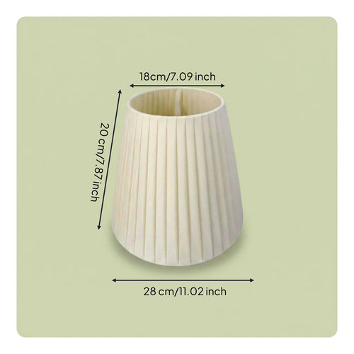 Textile Lampshade Small Size Table Lamp Shade Easy to Install for Bedside