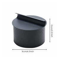 Lidded Candy Jar Good Sealing Wood and Metal Jar Space Saving for Display Room