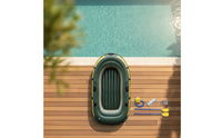 Lightweight One-Person Inflatable Boat Portable Inflatable Boat with Grab Handles Comfortable Raft Supportive for Fishing