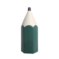 Ceramic Pencil Holder with Geometric Pattern, Minimalist Style