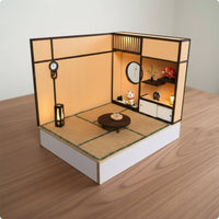 Japanese Theme Dollhouse DIY Mini Tatami Room Handmade for Desktop
