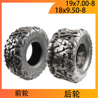 ATV沙滩车卡丁车电瓶车真空轮胎A花18x9.5-8观光车19x7-8真空胎