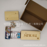 Factory Direct Steam Box Sauna Box Equipment Sauna Door Handle Steam Room Sauna Room Accessories Wooden Door Handle