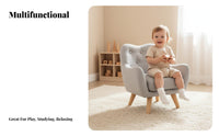 Armless Foam Lounger Soft and Comfortable young child Seat Safe Rounded Corners