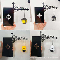 Bookshelf Lantern Light Iron Craft Decorative Lamp