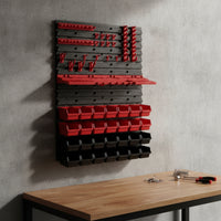 Tool Organizer with Bins Customizable Pegboard Organizer with Bins Heavy-Duty