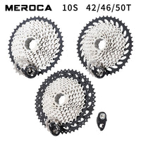 MEROCA 10-Speed Mountain Bike Drivetrain Kit with Hollow Integrated Crank, Single Chainring, Large Cassette, Shifters, and Rear Derailleur