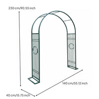 1 Piece Climbing Plant Archway Metal Garden Arbor Sturdy Plant Trellis Weather Resistant Iron Construction for Gardeners DIY Enthusiasts Backyard Patio Yard