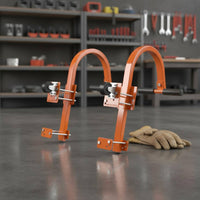 2 Pieces Ladder Roof Hook Steel Hardware Tool Universal Fit for Professionals