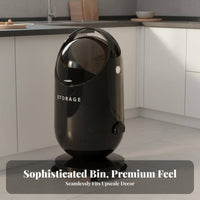 Wheeled Trash Can with Lid Large Capacity Wheeled Trash Bin Rolling Garbage Can Silent Caster Wheels Tall Rolling Waste Bin