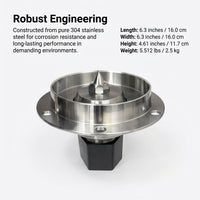 304 Stainless Steel Fogging Nozzle, Universal Adjustment Fogging Nozzle, Industr #variant:D160