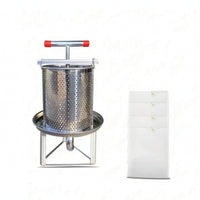 Honey Press with Strainer Bags Stainless Steel Honey Press Heavy Duty Kitchen Tool for Hobbyists