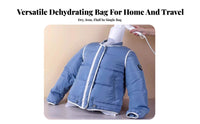 Space-Saving Hair Dryer Clothes Drying Bag Reusable Inflatable Quick Dry Bag Lightweight for Travelers, Students, Travel, Rainy Days, Hotel