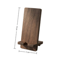 Solid Wood Phone Holder Hands-Unrestricted Viewing Mobile Accessory for Office