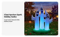 Outdoor Halloween Inflatable | Inflatable specter, Illuminated Night Display, inflatable specter, for Lawn