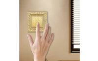Brass Socket with USB Decorative Carved Frame Universal Power Outlet