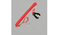Coiled Outboard Engine Kill Switch Cord Spiral Elastic Engine Kill Switch Lanyard Red Outboard Engine Lanyard