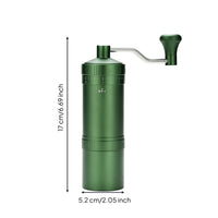 Manual Burr Handheld Coffee Device with Stainless Steel Burr Lightweight Hand Crank   for Wanderers