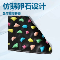 按摩垫指压板脚底家用仿鹅卵石足底痛版趾压板足疗毯一件批发跨境