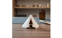 2 Pieces 1:64 Camping Tent Miniature Scene Decoration Display Decor Realistic
