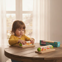 Twistable Wooden Twist Puzzle Rotating Puzzle Block Child-Led Turning Block Toy Sensory for Preschool