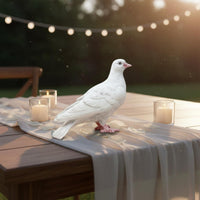 2 Pieces Statue Cute Pigeon Figurine Miniature for Wedding