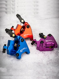 ZTTO Road Bike Hydraulic Disc Brake Caliper, Flat Mount, Dual-Sided Braking, Compatible with 140/160mm Rotors