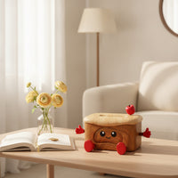 Tissue Box with Phone Holder Decorative Cartoon Tissue Holder Tabletop for Bedside Table