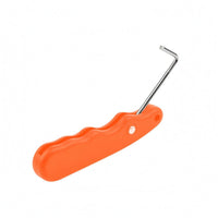 Folding Skate Lace Tightener Plastic Handle Ice Skate Lace Tightener Curved Hook